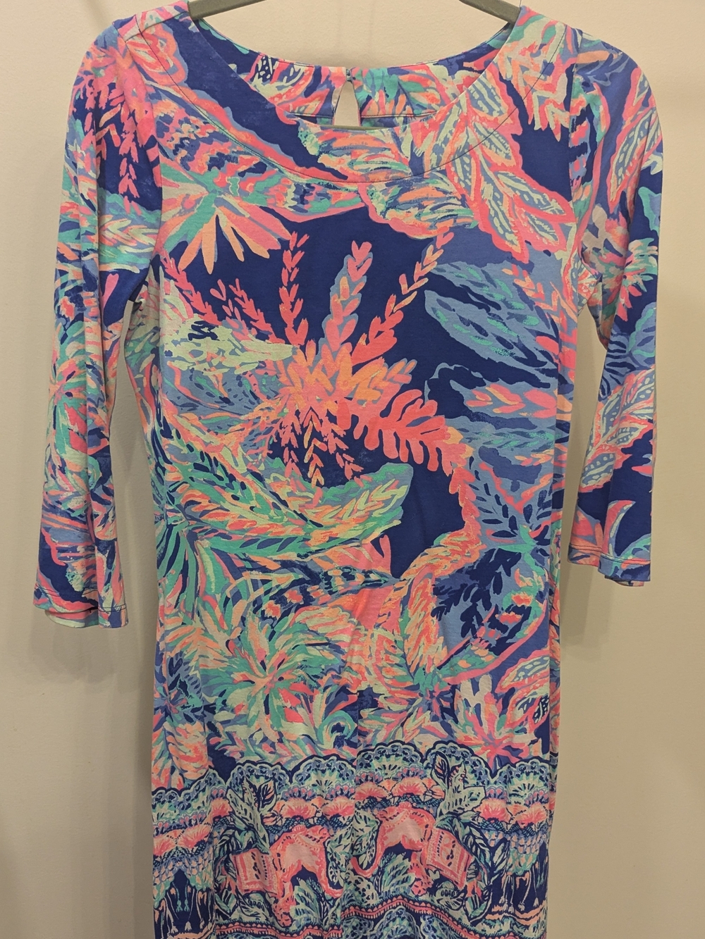 Lilly Pulitzer Bay Dress - Multi Sunset Safari - Small